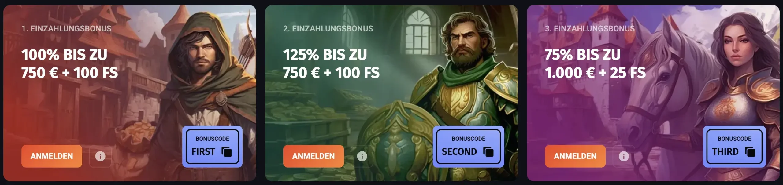 Promotions und Boni